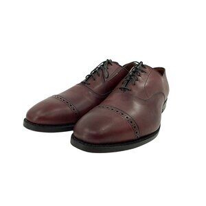 Allen Edmonds Fifth Avenue Mens Burgundy Cap-Toe Oxford Dress Shoes 11.5 D #5736